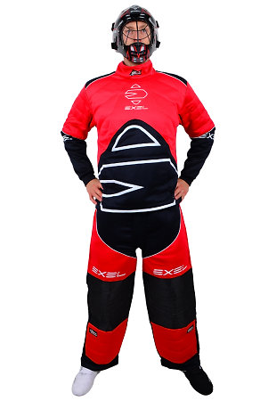 Exel G STAR set with helmet black/red Brankársky set s prilbou