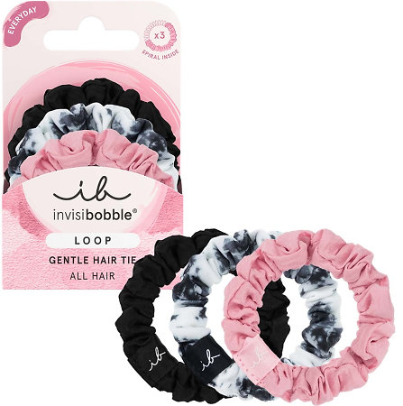 Invisibobble Loop Gentle Hair Tie sada látkových gumiček do vlasů