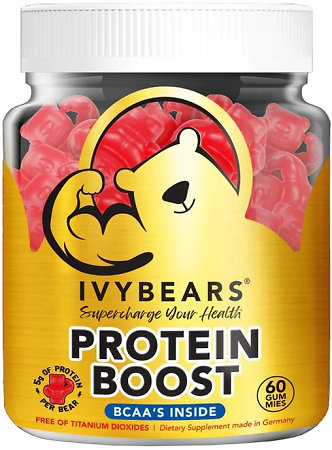 IvyBears Protein Boost doplnok stravy na regeneráciu a posilnenie svalov