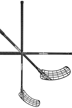 Zone floorball ZUPER AIR Superlight 26 PC NAKEDCARBON black/silver Florbalová hůl