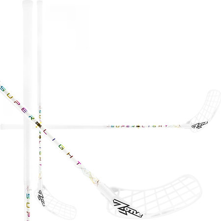 Zone floorball Hyper Air Superlight 27 White/Holo Limited Edt. Floorball schläger