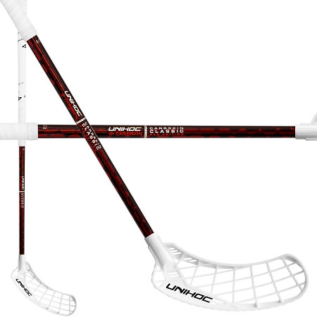 Unihoc EPIC CARBSKIN FL 26 radiant red Florbalová hůl