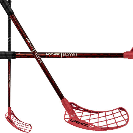 Unihoc EPIC CARBSKIN FL 29 radiant red Florbalová hůl