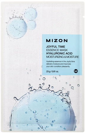 MIZON Joyful Time Essence Mask Hyaluronic Acid 3D sheet mask for hydration and nutrition