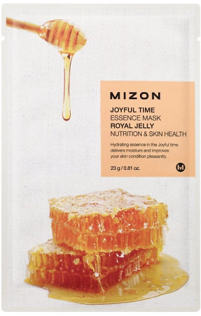 MIZON Joyful Time Essence Mask Royal Jelly jednorázová pleťová maska s mateří kašičkou