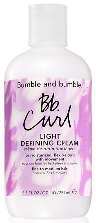 Bumble and bumble Curl Light Defining Cream A lightweight moisturizing curl cream for curly hair