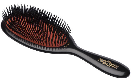 Mason Pearson Small Extra Pure Bristle B2 medium brush with boar bristles for fine hair