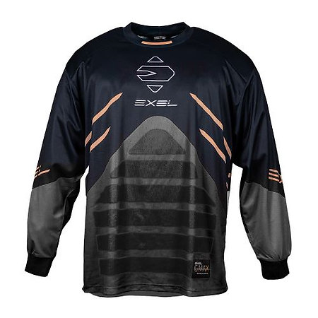 Exel G MAX GOALIE JERSEY BLACK/PEACH Brankářský dres