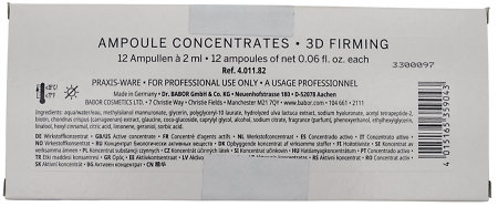 Babor Ampoule Concentrates 3D Firming Konzentrat zur Festigung der Gesichtskonturen