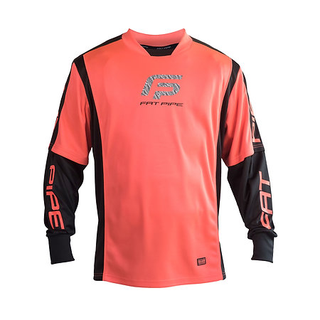 Fat Pipe GK-SHIRT BLACK/CORAL ORANGE Goalie jersey