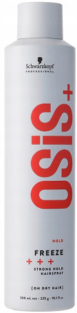 Schwarzkopf Professional OSiS+ Hold Freeze Strong Hold Hairspray silný lak na vlasy s tepelnou ochranou