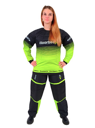 FLOORBEE Goalie Armor set 3.0 black/yellow Florbalovy brankársky set