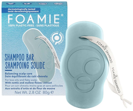 Foamie Shampoo Bar Hair Life Balance soothing solid shampoo for sensitive scalp