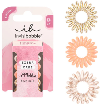 Invisibobble Extra Care Delicate Duties Haargummi-Set für besonders sanfte Pflege
