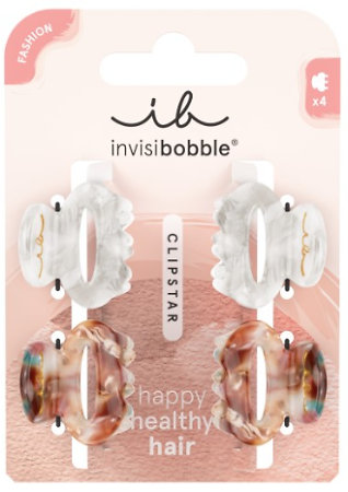 Invisibobble Clipstar Petit Bijoux elegante Haarklammern für kleine Haarsträhnen