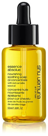 shu uemura Nourishing Soothing Scalp Oil Concentrate Vorshampoo und pflegendes Öl für trockene Kopfhaut und trockenes Haar