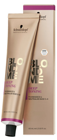 Schwarzkopf Professional BlondME Bond Enforcing Deep Toning toner pro tmavší základy