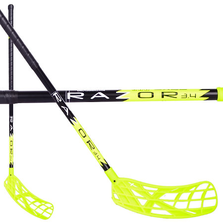 Exel Razor X 34 Black/Yellow Round SB Floorball stick