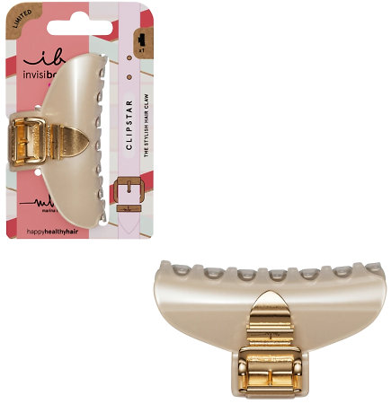 Invisibobble Clipstar Golden Clasp M limitovaná edícia štipce do vlasov bez kovu
