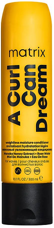 Matrix Total Results A Curl Can Dream Weightless Moisture Conditioner light moisturizing conditioner for curly hair