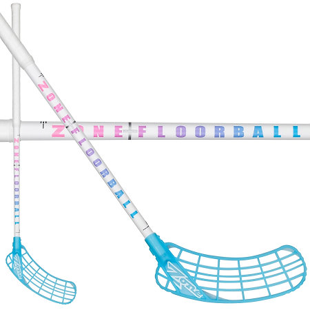 Zone floorball ZUPER AIR JR 35 white/prizm Florbalová hůl
