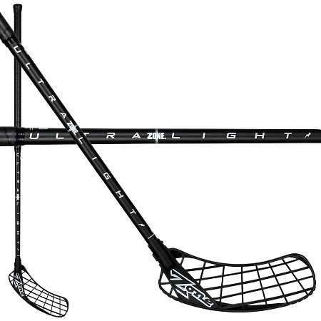 Zone floorball HYPER AIR ULTRALIGHT 29 OVAL all black Florbalová hůl