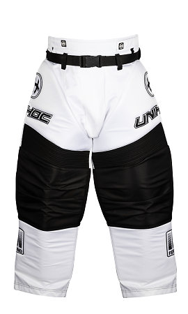 Unihoc Goalie pants INFERNO all white Brankárske nohavice