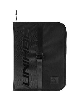 Unihoc Coach Case DARK LINE black with tactic board Coaching Bord