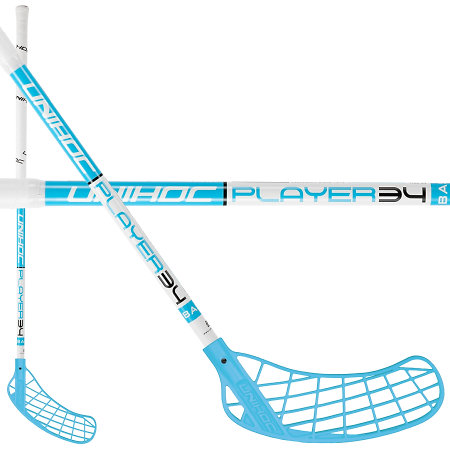 Unihoc Basic PLAYER 34 white/blue Florbalová hůl