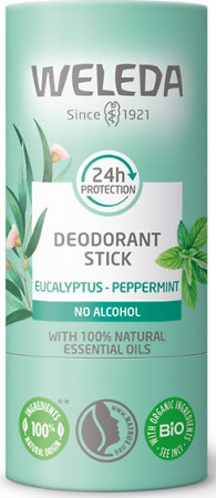 Weleda Deodorant Stick Eucalyptus - Peppermint solid deodorant Eucalyptus and Mint