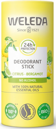 Weleda Deodorant Stick Citrus - Bergamot tuhý dezodorant citrón a bergamot