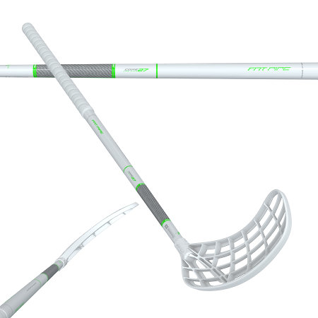Fat Pipe CORE 27 LOW KICK SPD ghost white/green Florbalová hůl