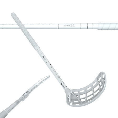 Fat Pipe T-RAW 32 JAB FH2 white Florbalová hůl