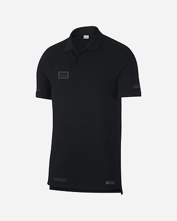 Zone floorball Piquet shirt HITECH lady black/grey Tričko