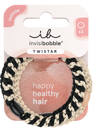 Invisibobble Twistar Classical Braids sada gumiček do vlasů