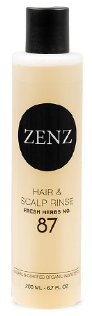 ZENZ Organic Hair & Scalp Rinse Fresh Herbs No. 87 detoxikačná starostlivosť pre vlasy a pokožku hlavy