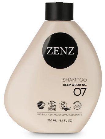 ZENZ Organic Deep Wood Shampoo No. 07 Stärkendes Shampoo für trockenes und lockiges Haar
