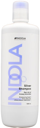 Indola Silver Shampoo Vegan fialový šampon pro blond vlasy