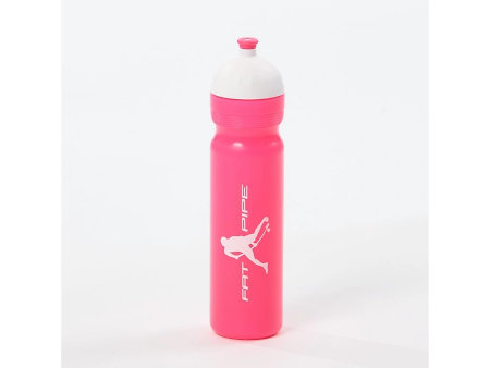 Fat Pipe Water Bottle 1L pink Fľaša na vodu