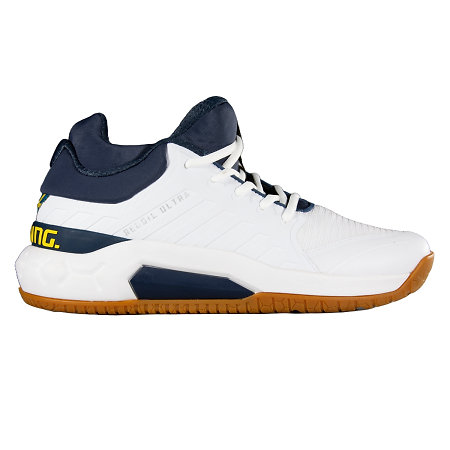Salming Recoil Ultra Mid White/Navy Indoor shoes