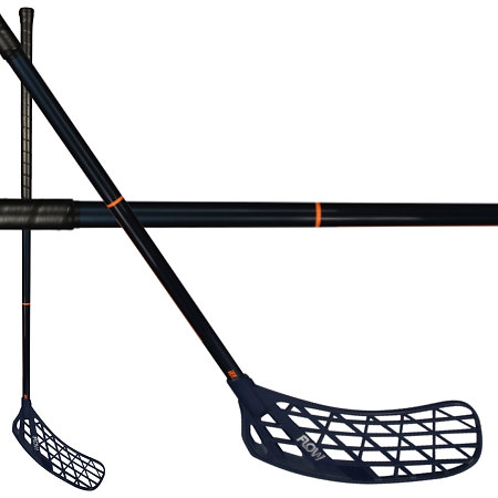 Salming Midlite Flow F32 JR Navy/Nectarine Floorball stick