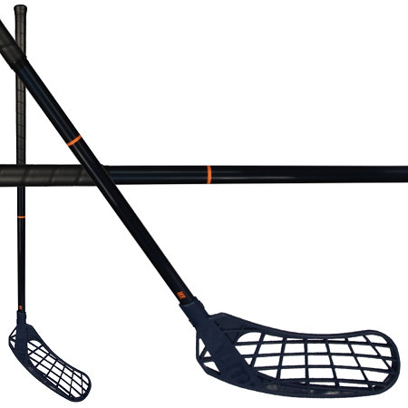 Salming Midlite Q2 F35 JR Navy/Nectarine Florbalová hůl