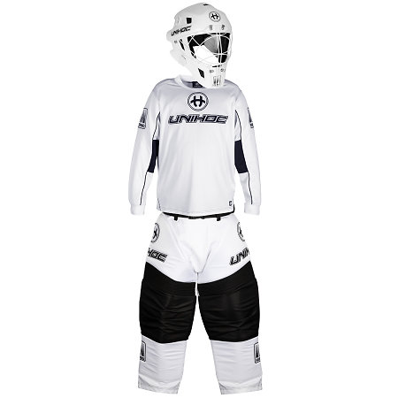 Unihoc INFERNO set with HELMET Torwartset mit Helm
