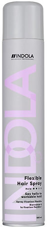 Indola Flexible Hair Spray microfine spray lacquer for medium fixation