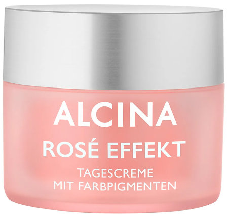 Alcina Rosé Efekt Day Cream With Coloured Pigments denný krém na rozjasnenie pleti