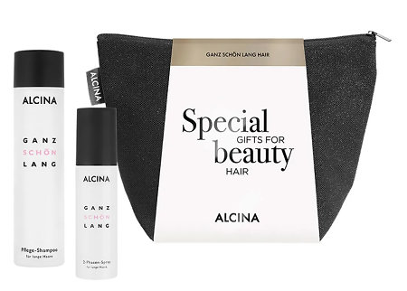 Alcina Ganz Schön Lang Hair Gift Set Geschenkset für die Pflege und Revitalisierung von langem Haar