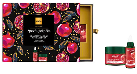 Weleda Pomegranate and Maca Premium Duo Set základní set zpevňující péče pro zralou pleť