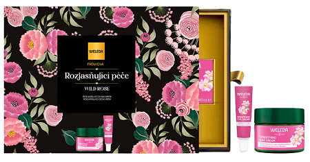 Weleda Wild Rose Premium Brightening Duo Care prémiová duo rozjasňující péče Divoká růže