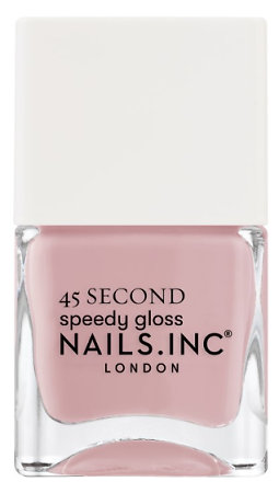 Nails Inc. London 45 Second Speedy Gloss rychleschnoucí lak na nehty s péčí o nehty