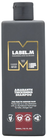 label.m Amaranth Thickening Shampoo volumengebendes und stärkendes Shampoo mit Amaranth-Extrakten